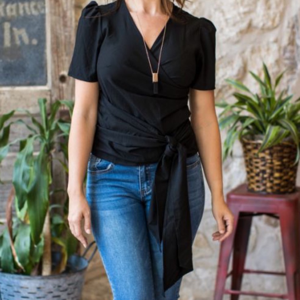 Wrap Me In Love Wrap Shirt